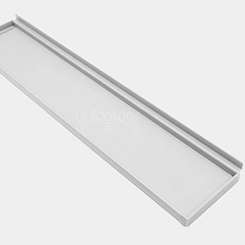 Supermarket advertising slatwall PVC shelf for garage storage wall display 