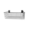 Slatwall hanging storage basket metal wire mesh slatwall holder shelf