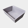 Wholesale plastic bins garage storage slotted wall PP bin display container 