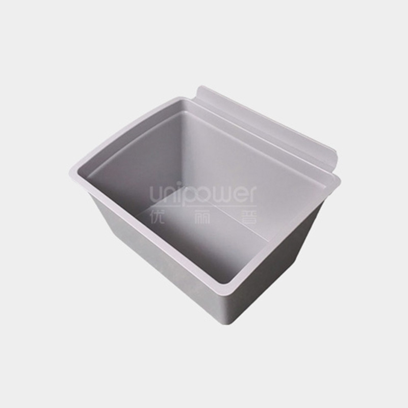 Wholesale plastic bins garage storage slotted wall PP bin display container 