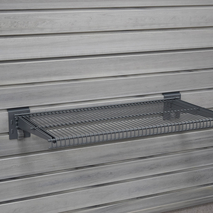 Slatwall shelves