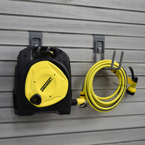 FactoryMade Garage Utility Storage PVC Slatwall J Hooks for Holding 