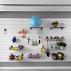 Garage Storage Pvc Slatwall Panel Plastic Wall Panel Display 